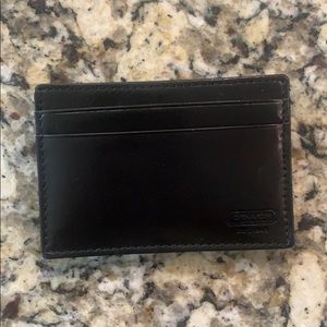 Coach wallet money clip